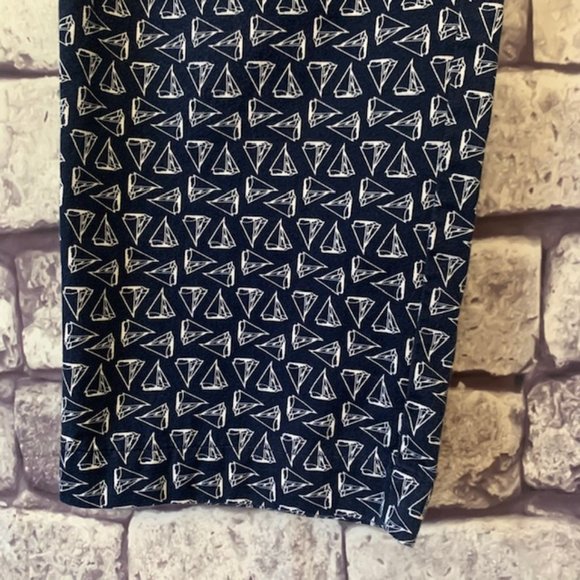 Liz Claiborne Navy & White Pants Size 6 - Picture 4 of 10